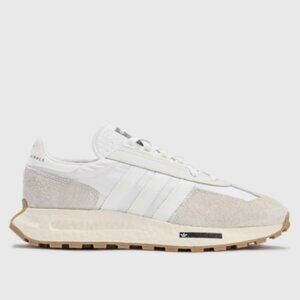 Adidas Retropy E5 Shoes in Crystal White/ Matt Silver/ Cloud White Size 8